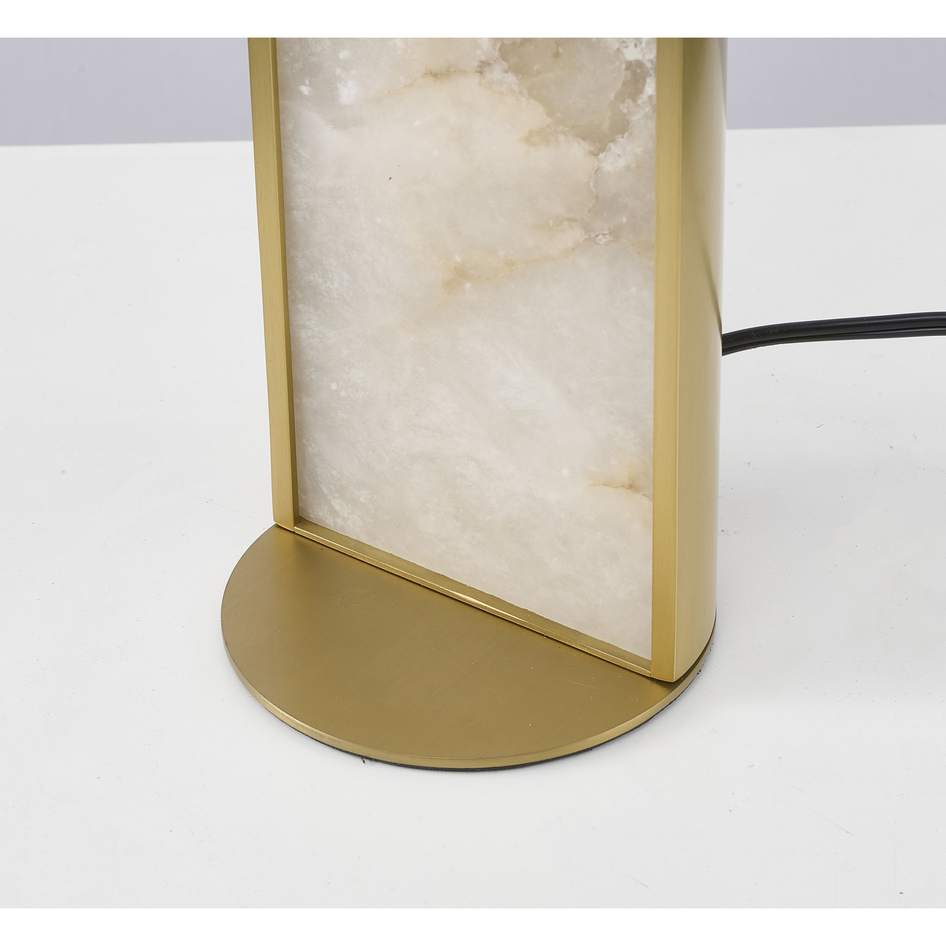 Canada 14 inch 5 watt Satin Brass Table Lamp Portable Light