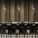 Parallax LED 15.13 inch Black Pendant Ceiling Light, dweLED