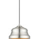 Endicott 1 Light 10 inch Brushed Nickel Pendant Ceiling Light