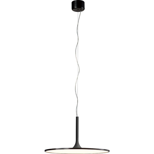 Piano 24 inch Brushed Black / Matte Black Pendant Ceiling Light