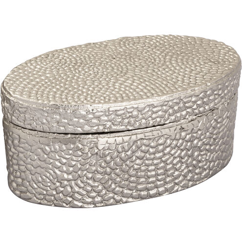 Oval Pebble 4.00 inch  X 9.00 inch Decorative Box