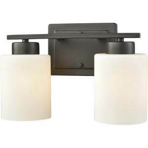 Summit Place 2 Light 12 inch Oil Rubbed Bronze Vanity Light Wall Light