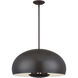 Domma 4 Light 22.5 inch English Bronze Pendant Ceiling Light