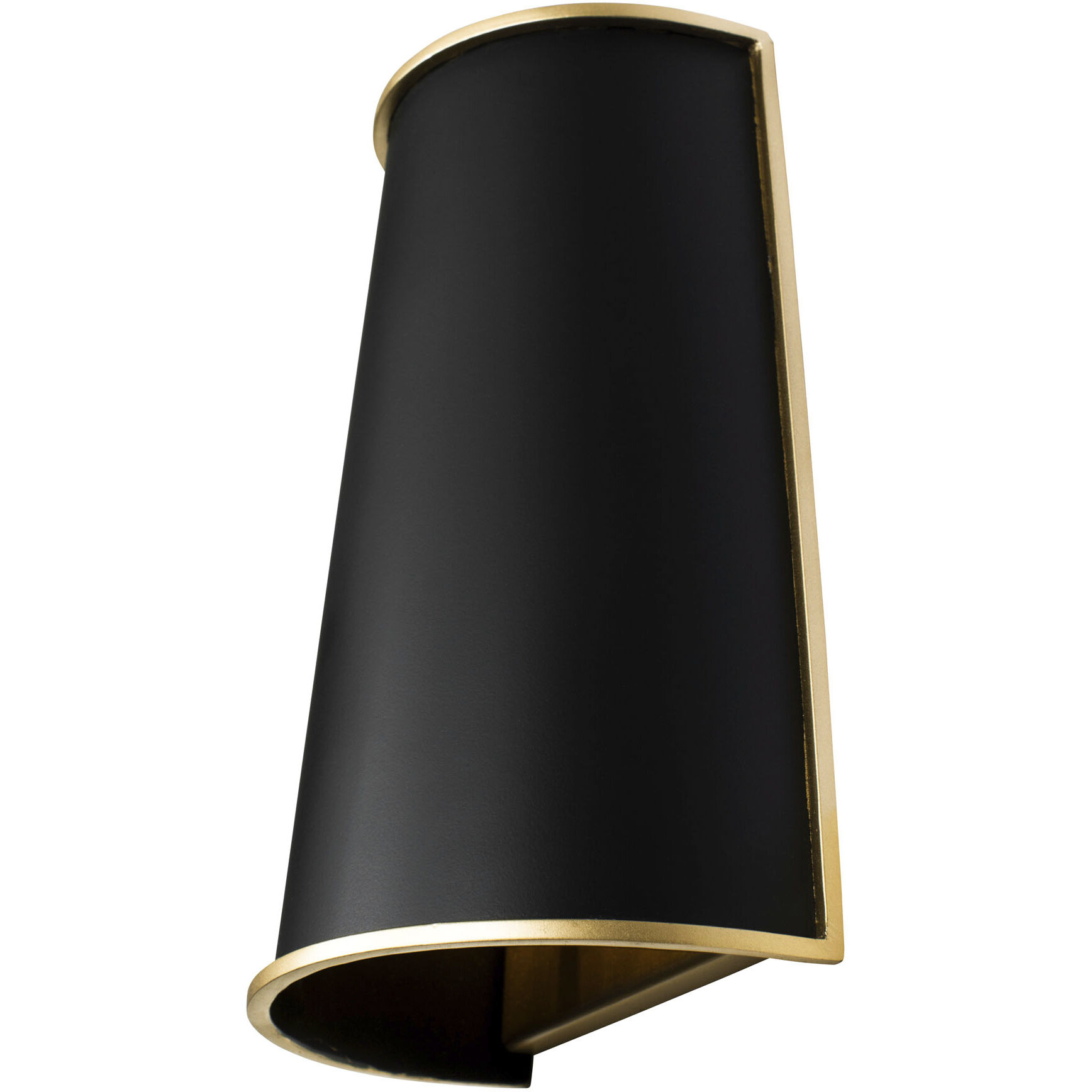 Coco 2 Light 8 inch Matte Black/French Gold Wall Sconce Wall Light