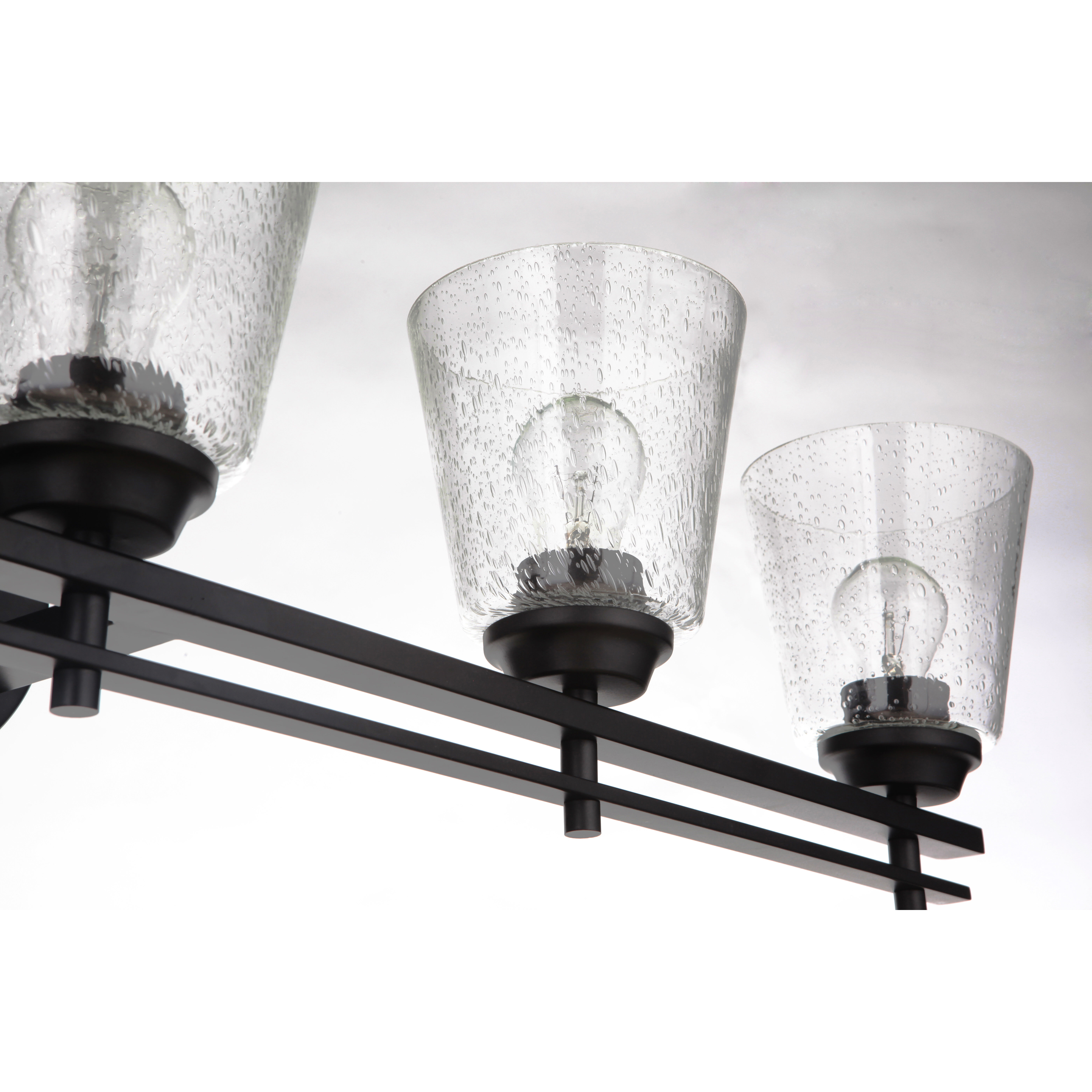 Neighborhood Drake 5 Light 42 inch Flat Black Vanity Light Wall Light, Neighborhood Collection