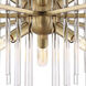 Reeve 6 Light 20 inch Burnished Antique Brass Chandelier Ceiling Light