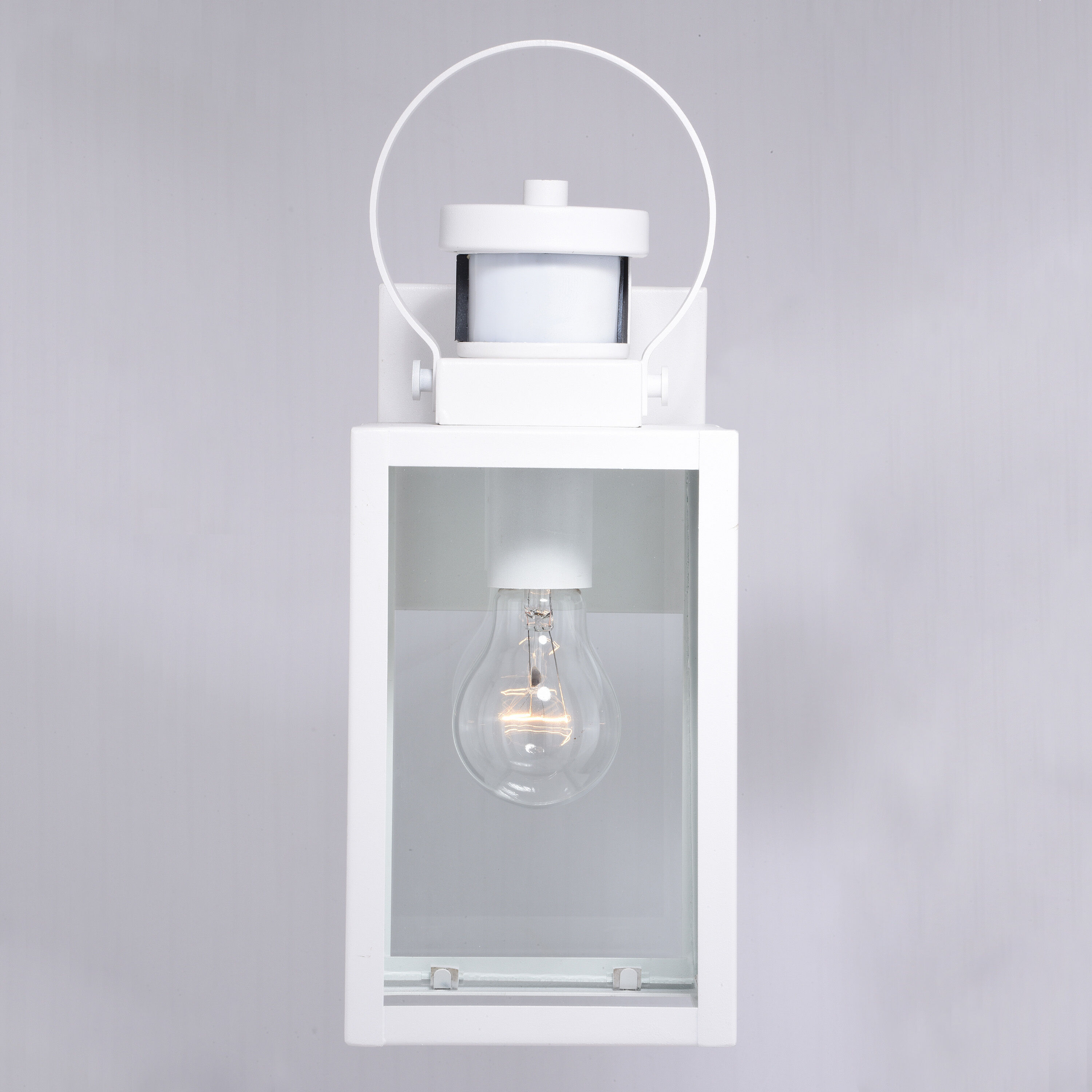 Medinah Textured White Outdoor Motion Sensor