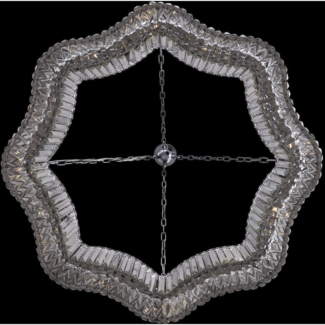 Corda 12 Light 38 inch Polished Chrome Pendant Ceiling Light