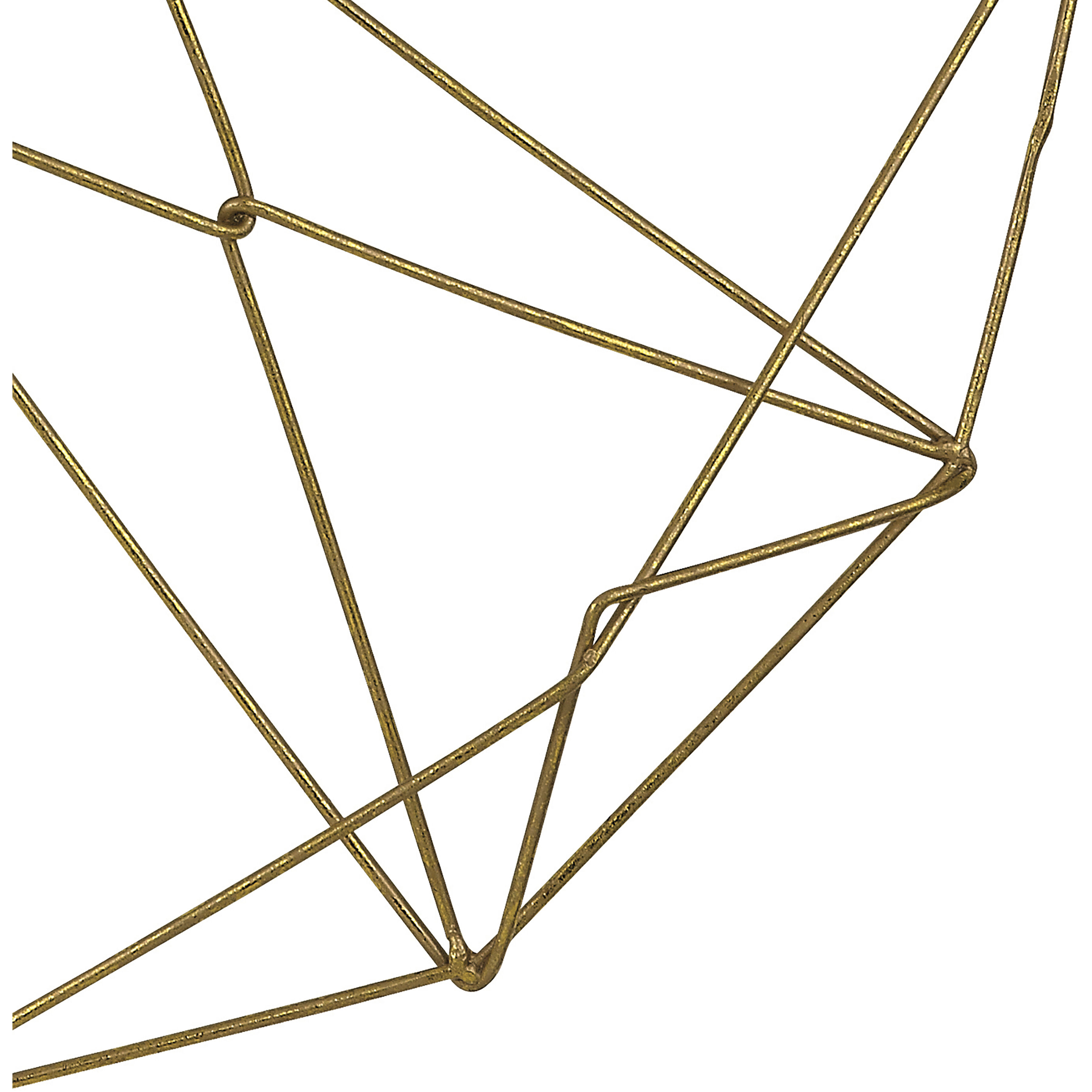 Angular Wirework 24 X 24 inch Wall Clock