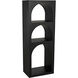 Aqueduct Matte Black Bookcase, A