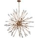 Serendipity 9 Light 38 inch Matte Gold Chandelier Ceiling Light