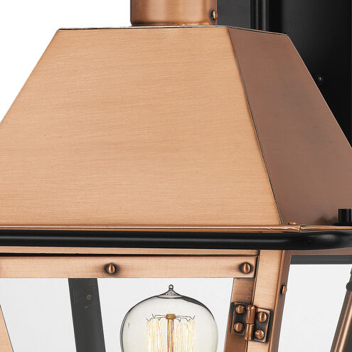 Rue De Royal 1 Light 23 inch Aged Copper Outdoor Wall Lantern