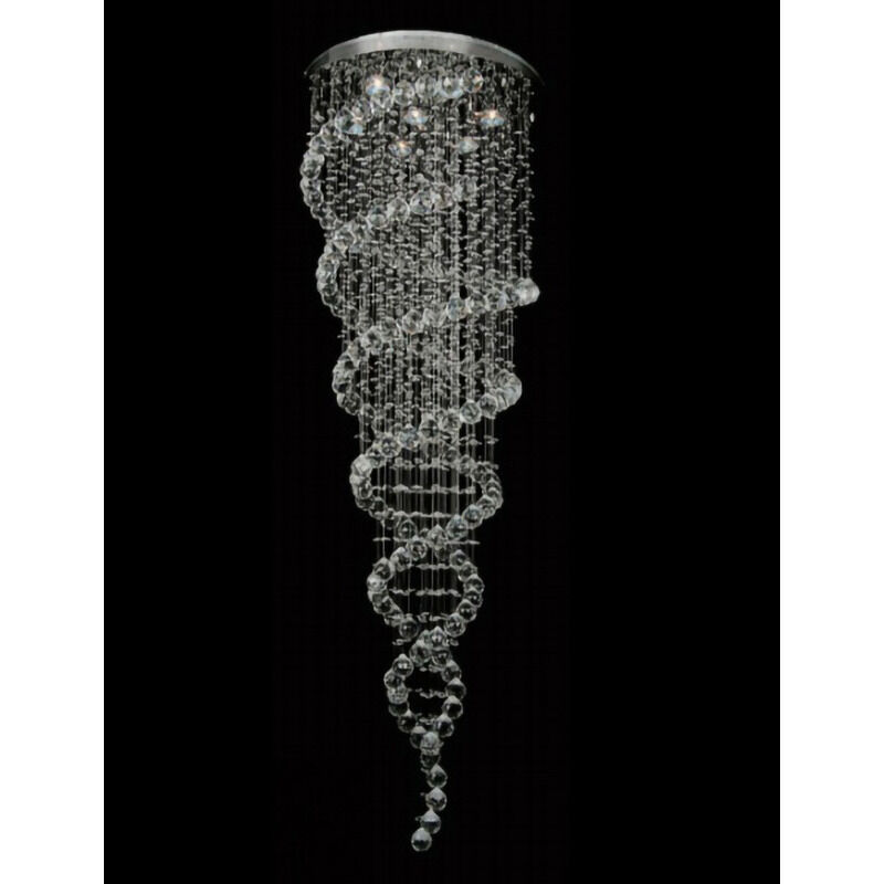 Lx Series 10 Light 26 inch Chrome Chandelier Ceiling Light