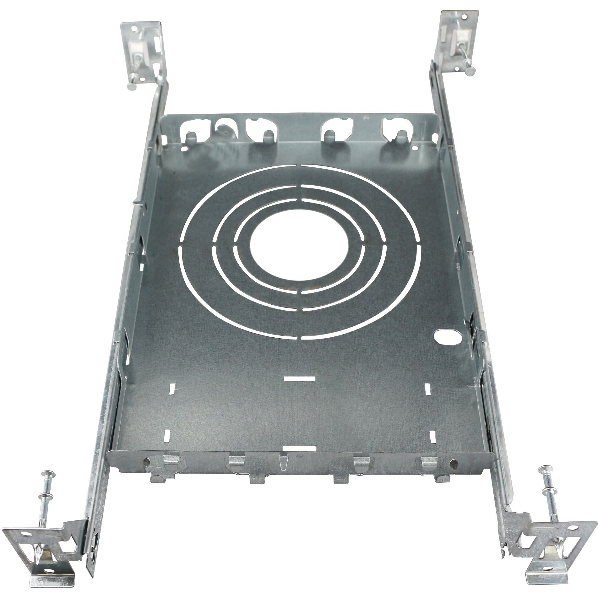 Universal Silver Downlight Pre-Mounting Frame, New Construction