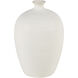 Faye 12 X 8 inch Vase in White