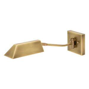 Newbury LED 5 inch Antique Brass Wall Lamp Wall Light, with USB Port