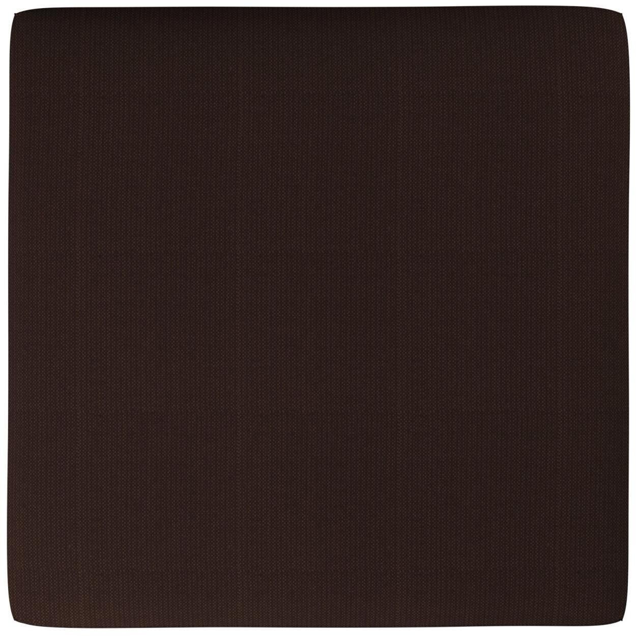 Universal 17 inch Chocolate Outdoor Ottoman, 36in Square, The Seascape Collection