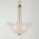 Vital 3 Light 16.5 inch Satin Nickel Multi-Light Pendant Ceiling Light