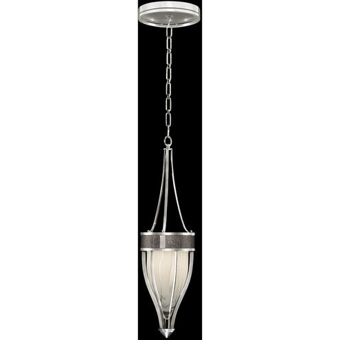 Mirage 1 Light 7.5 inch Silver Pendant Ceiling Light