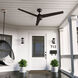 Cassius 60 inch Premier Bronze with Fire Polished Wood and Premier Bronze Blades Outdoor Ceiling Fan