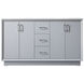 Hayes 60 X 22 X 35 inch Grey Vanity Sink Set