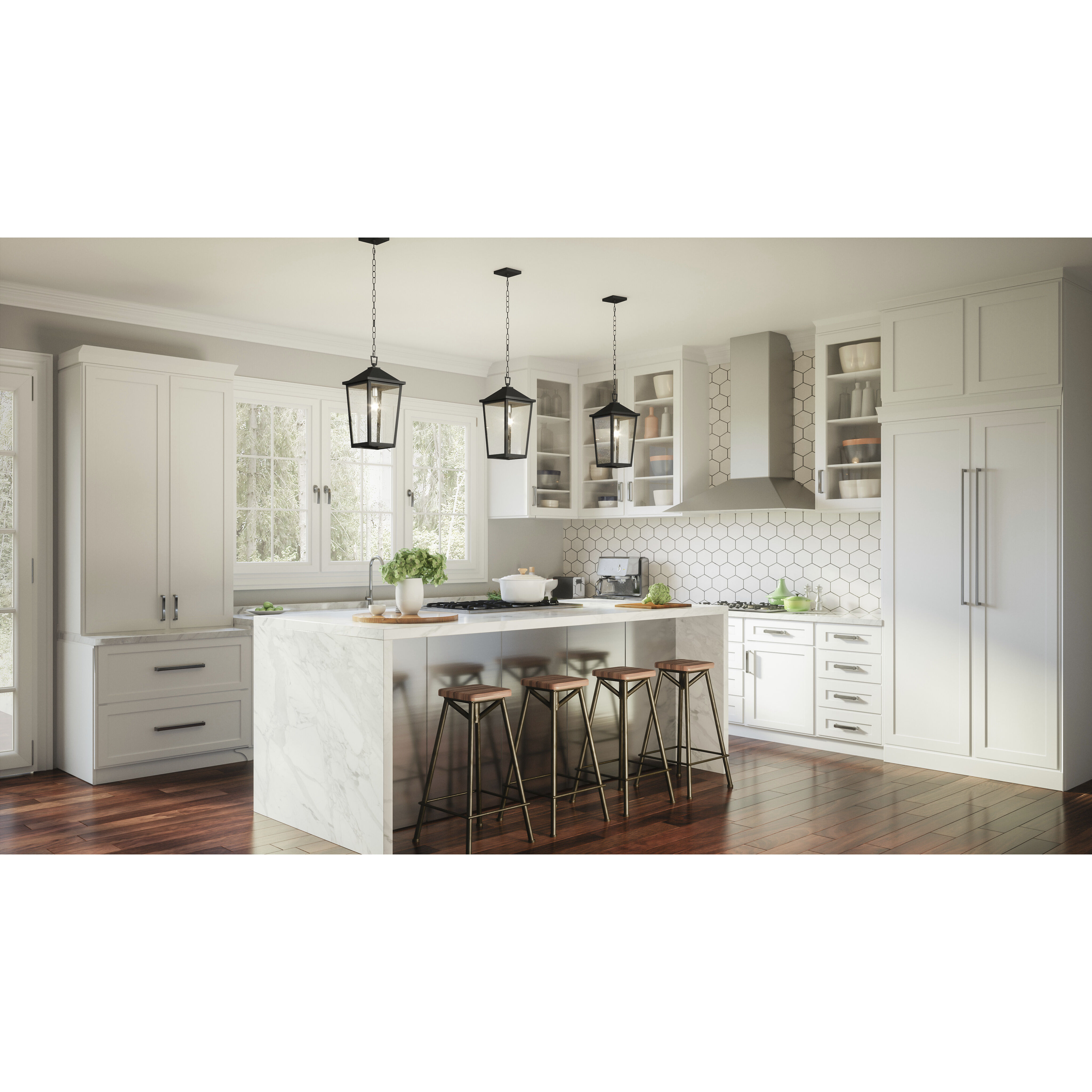 Stoneleigh 1 Light 9 inch Mottled Black Mini Pendant Ceiling Light