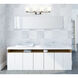 Annalise 4 Light 32 inch Chrome Vanity Wall Light