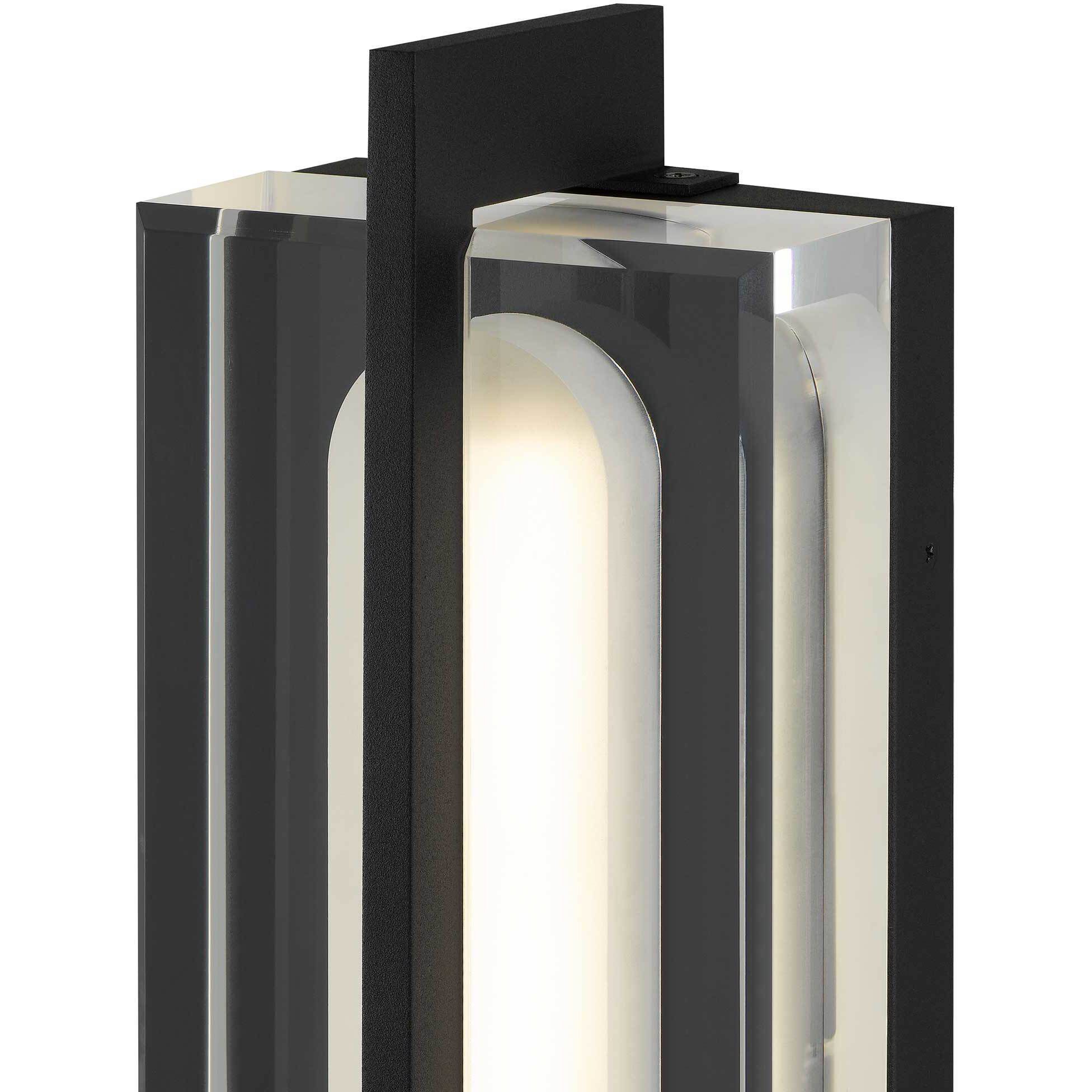 Avani LED 14.63 inch Sand Black Outdoor Wall Sconce