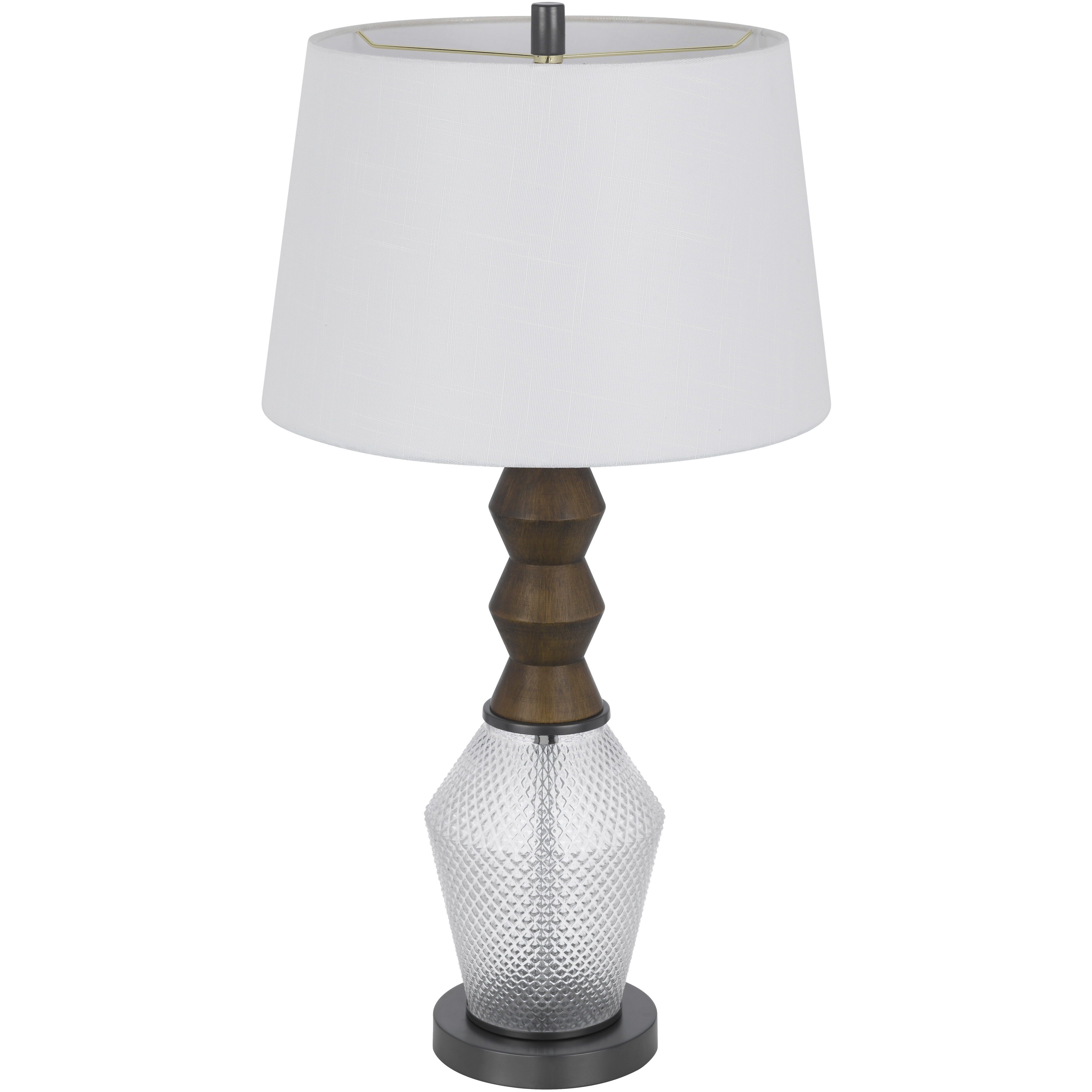 Harlan 32.5 inch 100.00 watt Dark Oak and Iron Grey Table Lamp Portable Light