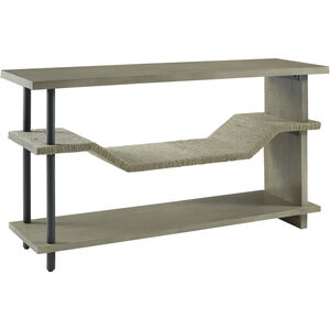 Riverview 54 X 16 inch Polished Slate with Natural and Black Console Table