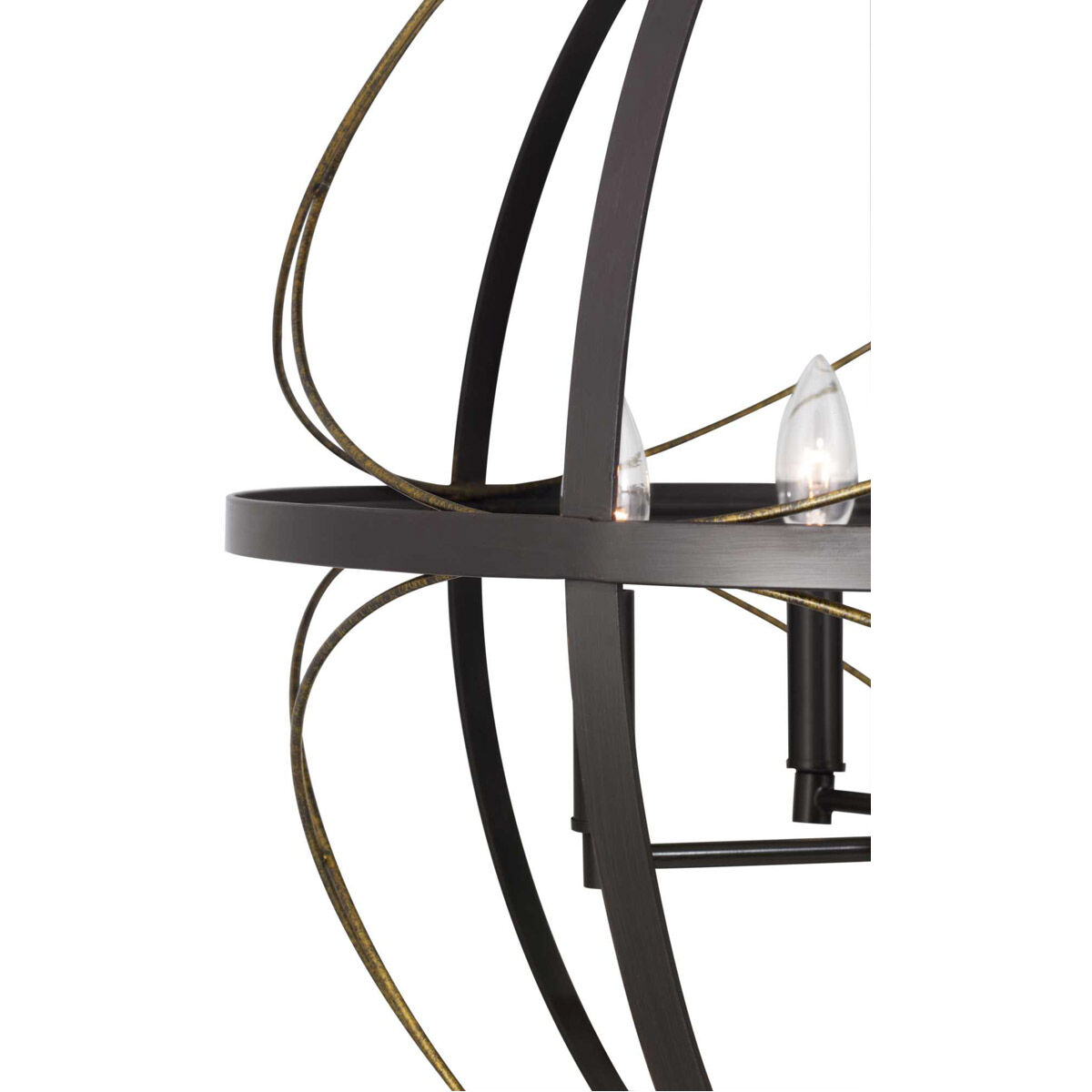 Gerald Ave 6 Light Antique Bronze Pendant Ceiling Light