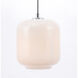 Collier 1 Light 7.3 inch Chrome Pendant Ceiling Light