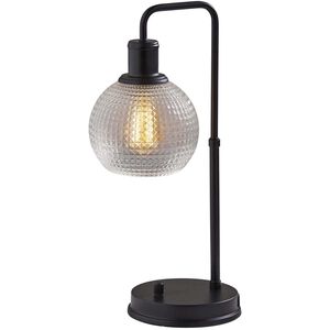 Barnett 21 inch 40.00 watt Black Table Lamp Portable Light, Simplee Adesso 