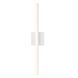 Stix LED 0.75 inch Satin White Vanity Light Wall Light