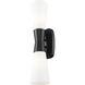 Emrys 2 Light 4.5 inch Matte Black Wall Sconce Wall Light