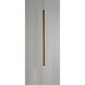 Flute LED 1 inch Rose Gold Mini Pendant Ceiling Light