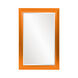 Avery 42 X 28 inch Glossy Orange Wall Mirror