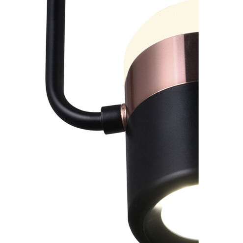 Moxie LED 3 inch Black Down Mini Pendant Ceiling Light