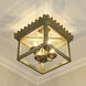 Finley 4 Light 16.5 inch Vintage Sage Semi-Flush Mount Ceiling Light