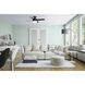 Dempsey 44 inch Matte Black with Matte Black/Dark Gray Oak Blades Ceiling Fan