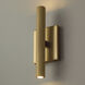 Ian LED 4.5 inch Aged Brass ADA Sconce Wall Light
