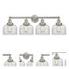 Bell 4 Light 33.5 inch Brushed Satin Nickel Bath Vanity Light Wall Light