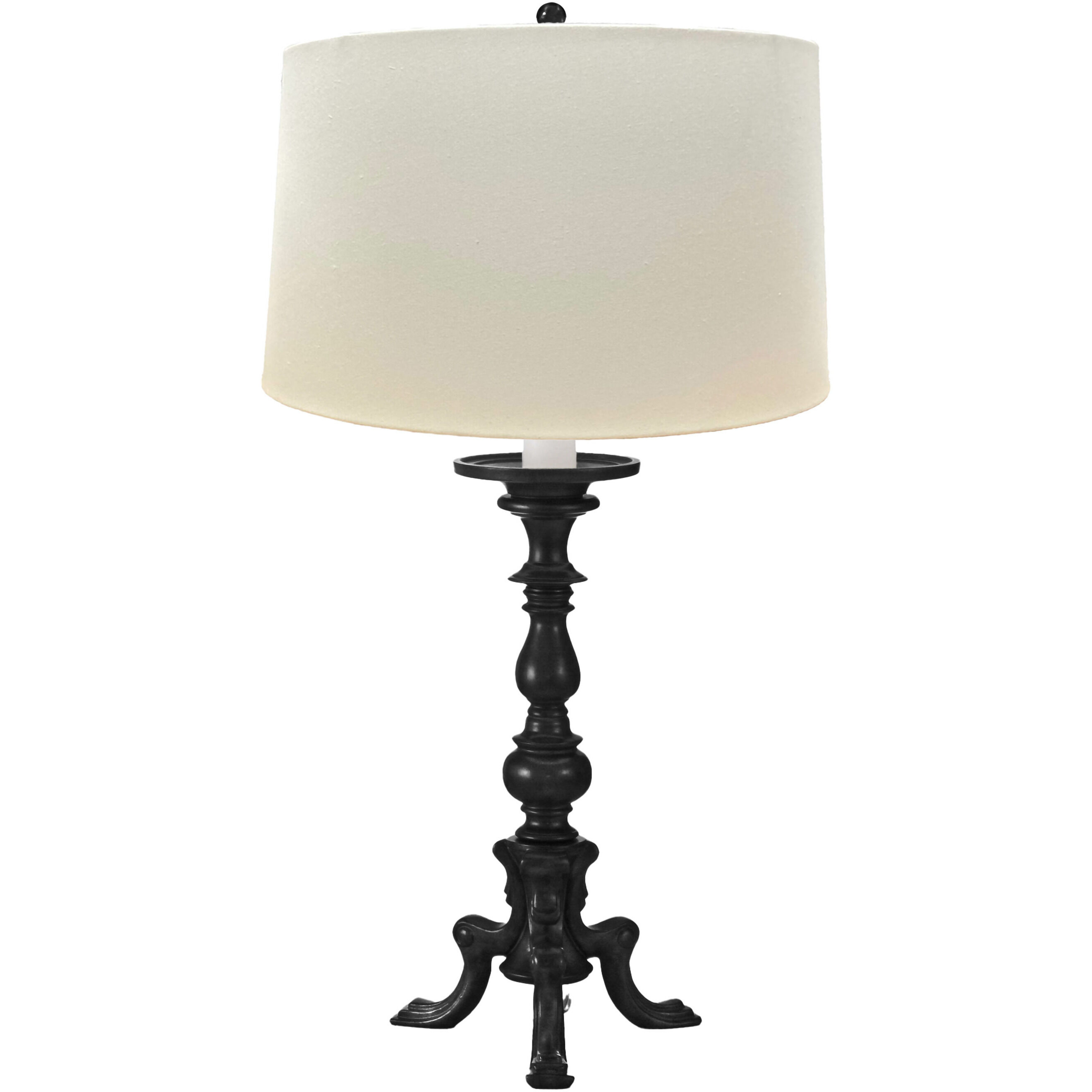 Ellie 32 inch Matte Black Table Lamp Portable Light