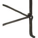 Montgomery 31.5 inch Whitewash and Natural Iron Counter Stool