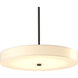 Disq LED 23 inch Dark Smoke Pendant Ceiling Light, Large