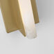 Kelly by Kelly Wearstler Linea Sconce Wall Light in Hand Rubbed Antique Brass