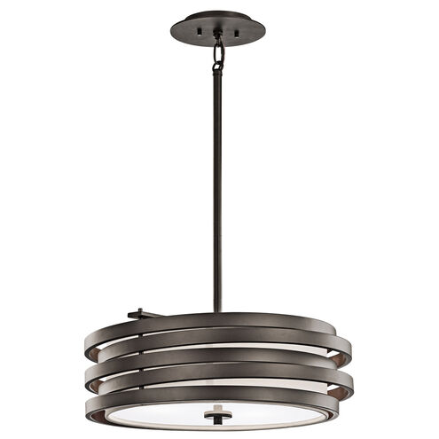 Roswell 3 Light 19 inch Olde Bronze Pendant Ceiling Light