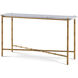 Kesden 60 X 16 inch Satin Brass Console Table