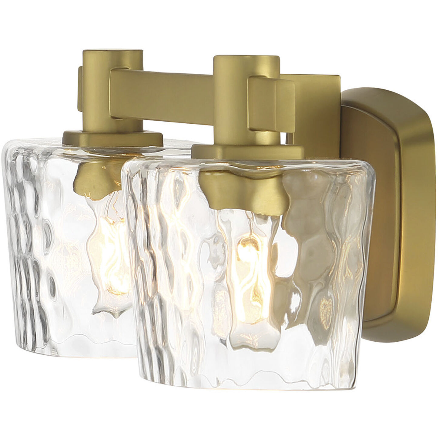 Drysdale 2 Light 14.5 inch Soft Brass Bath Vanity Wall Light