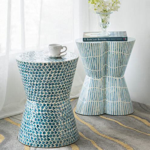 Anita 19.7 inch Blue Stool